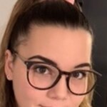 Brandy C. - Pink Floral - round - plastic-metal