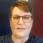 Lisa N S. C. - Brown - rectangle - acetate
