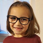 Veronica W. - Black - rectangle - acetate