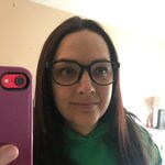 Brandy B. - Matte Navy - square - plastic