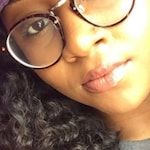 Kamiko F. - Red/Floral - round - plastic