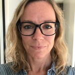 Sarah J. - Matte Black - rectangle - plastic