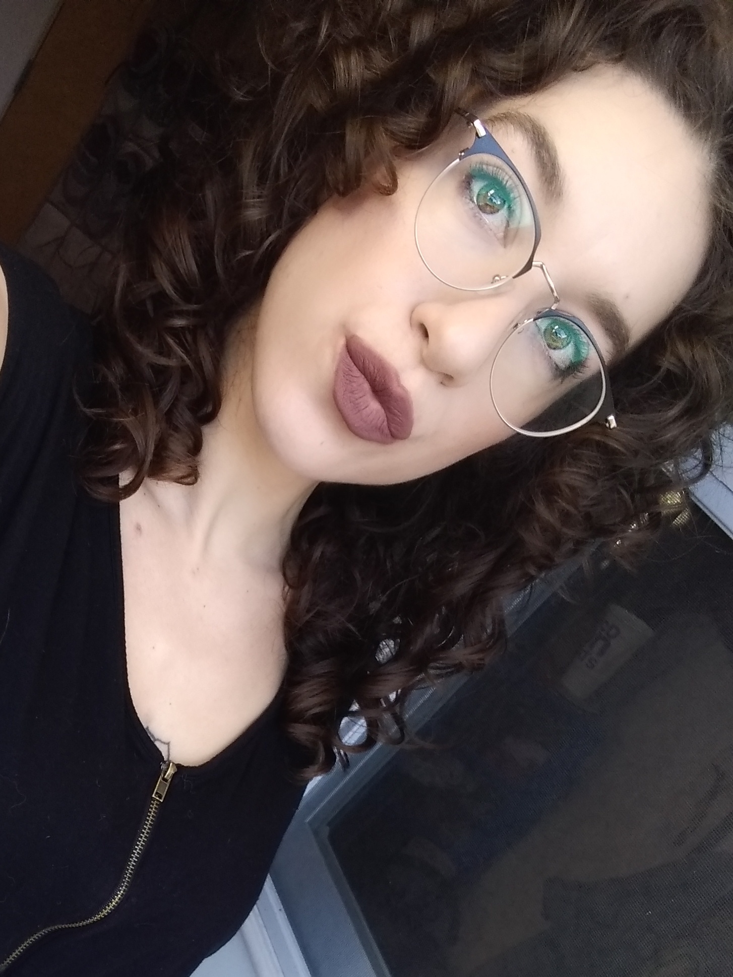 Veronica Round Black Silver Glasses for Women | Eyebuydirect