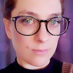 Rebekah L. B. - Black - oval - acetate-metal