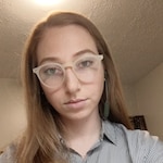 Joelle M. - Matte White - round - plastic