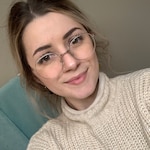 Emily A. - Golden - oval - metal