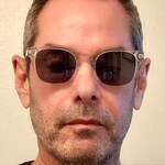 alan K. - Clear - square - acetate