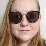 Tabitha H. - Black - horn - acetate-metal