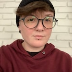 Stephanie S. - Matte Black - round - plastic