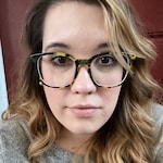 Rachelle M. - Green Tortoise - square - acetate