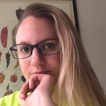 Allison M. - Black - rectangle - plastic