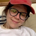 Lindsey M. - Tortoise - round - acetate