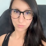 Stephanie R. - Black Tortoise - round - acetate