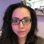 Katrina D. - Matte Gray - rectangle - plastic