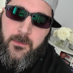 Shawn S. - Matte Gray - rectangle - plastic