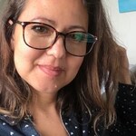 Susy K. - Brown - rectangle - plastic