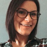 Alyssa M. B. - Matte Black - round - plastic