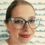 Jena S. - Clear Blue - horn - acetate