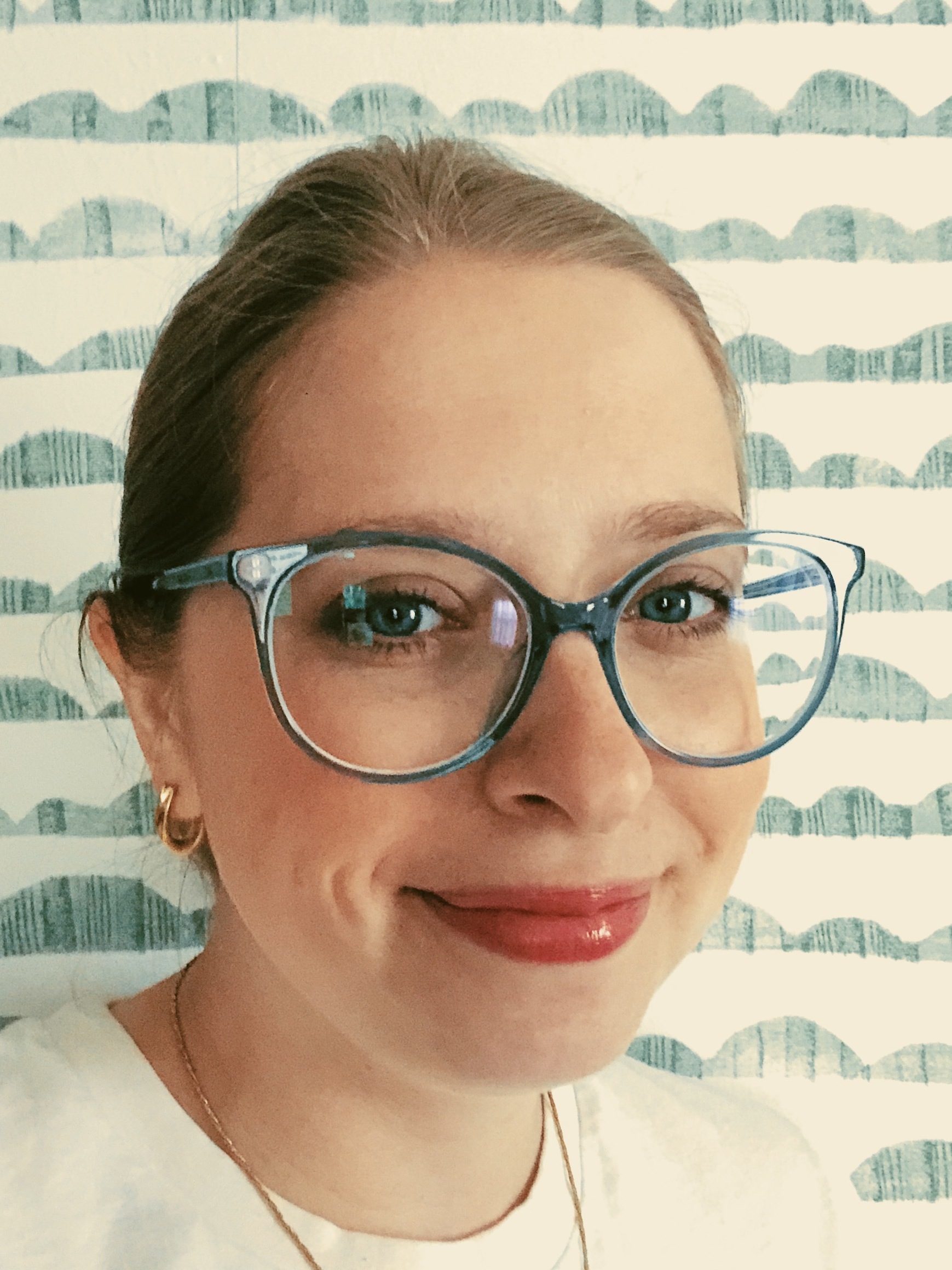 Nala Cat Eye Clear Blue Glasses for Women Eyebuydirect