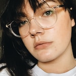 Rachel M. - Translucent - round - acetate