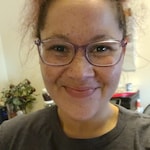 Breann C. - Clear Purple - horn - acetate