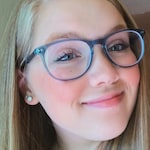 sebenish - Clear Blue - oval - acetate