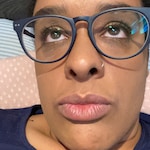 Helen G. - Matte Navy - round - plastic