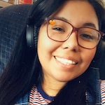 Xochiltl M. - Red - rectangle - plastic