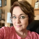 kim.ann.french - Burgundy - oval - metal