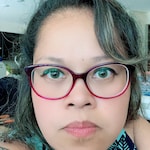 Jasmine W. - Purple - horn - acetate