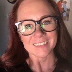 Lindsay C. - Navy - horn - acetate