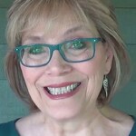 Cynthia B. - Teal - rectangle - acetate