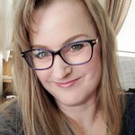 Lissa M. - Blue - horn - acetate-metal