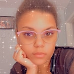 Nechelle d M. - Pink/Silver - square - metal