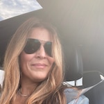 Natalie T. - Black - aviator - metal