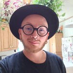 Jesse F. - Blue - round - acetate