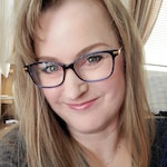 Lissa M. - Blue - horn - acetate-metal