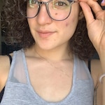 Sarah T. - Clear Cobalt - round - plastic-metal