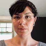 Kirsten L. - Silver - round - metal