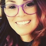 Donna L. - Purple - oval - acetate