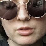 Cassandra J. - Golden - round - metal