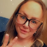 Melanie L. R. -  Black  - square - plastic