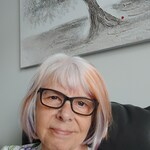 Margaret J. -  Black/Yellow - rectangle - acetate