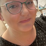 Amber B. - Red & Gold - horn - metal