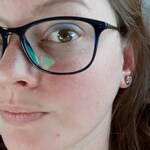 Aaron N. S. - Navy - rectangle - plastic