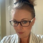 kathrynmmills73 -  Black/White  - rectangle - plastic