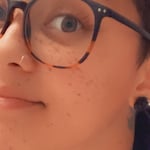 Jazmyn M. - Black Tortoise - round - plastic