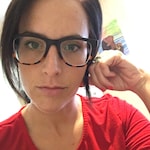 Jennifer D. - Black Tortoise - rectangle - plastic