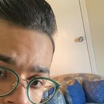 David V. - Teal - round - plastic-metal