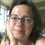 Marie-Josee G. - Navy - horn - metal